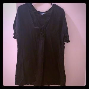 Black Silk Shirt